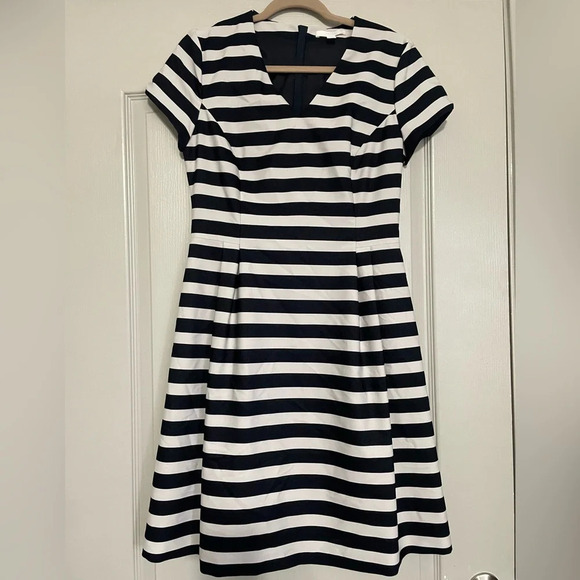 Boss by Hugo Boss striped Woman dress, white and navy - Picture 2 of 10